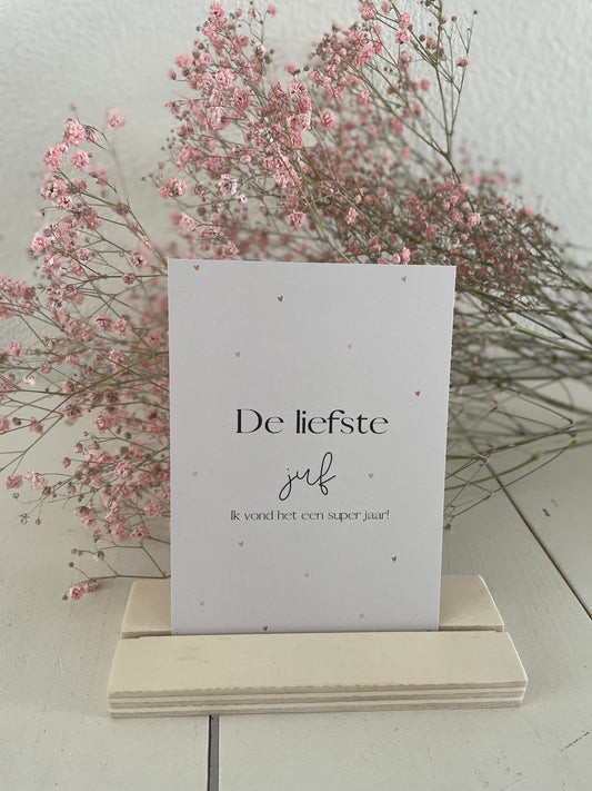 Kaart | Liefste juf