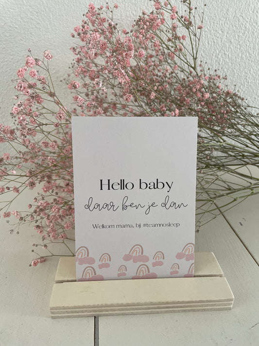 Kaart | Hello baby
